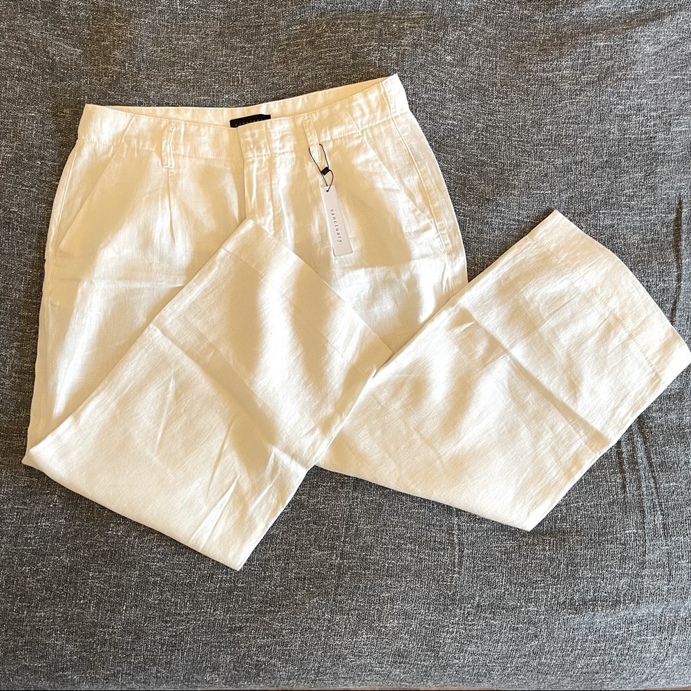 White Linen Pants